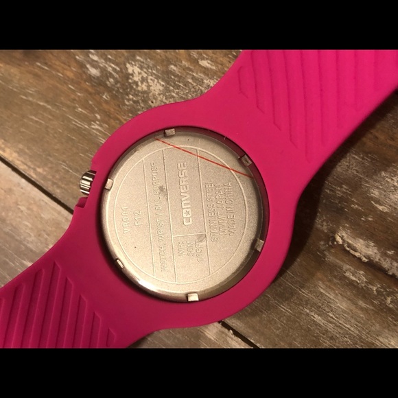 Pink Silicone Converse Watch - Picture 4 of 5